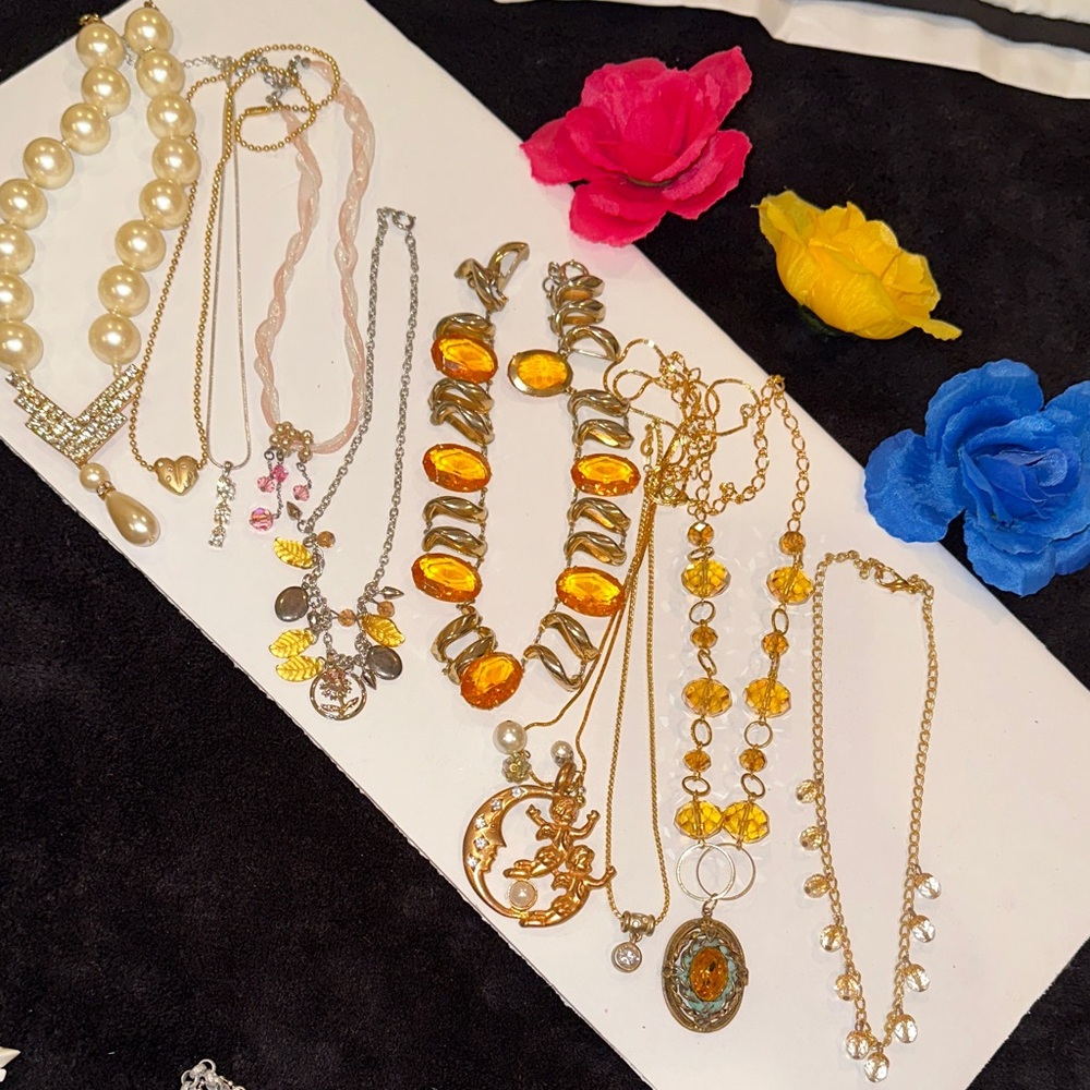 Vintage & New Necklace Lot Collection #B